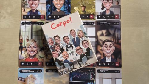 Corpo! the only game where you can fire your manager and HR.