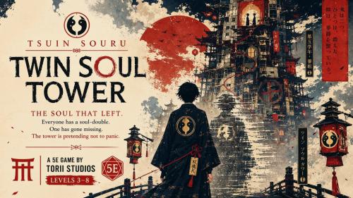 Twin Soul Tower: The Soul That Left, 5e level 3-8