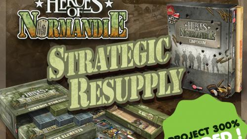 Heroes of Normandie, strategic resupply