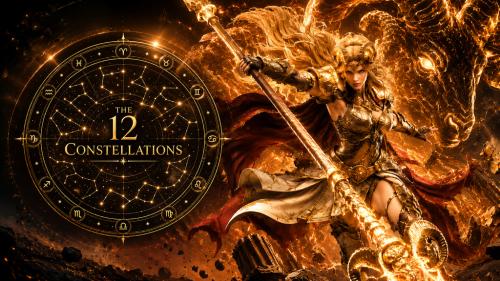 The 12 Constellations vol 1: 3D Printable Pin-Ups STL