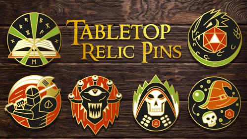 Tabletop Relic Pins