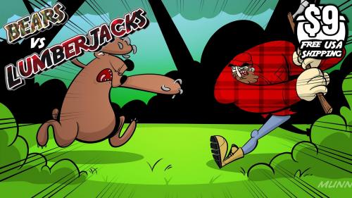 Bears vs Lumberjacks A 2-3 player card game!