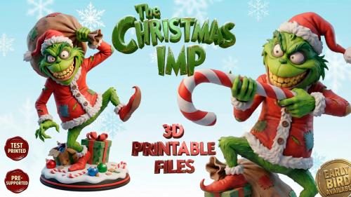 3D Printable Christmas Imp