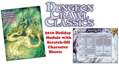 Dungeon Crawl Classics Scratch-Off Holiday Module