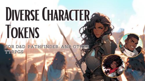 Diverse D&D Character Tokens