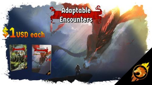 Adaptable Encounters for D&D5E - $1USD Into The Wild Edition