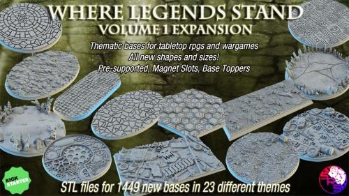 Where Legends Stand Volume 1 Expansion - STL files