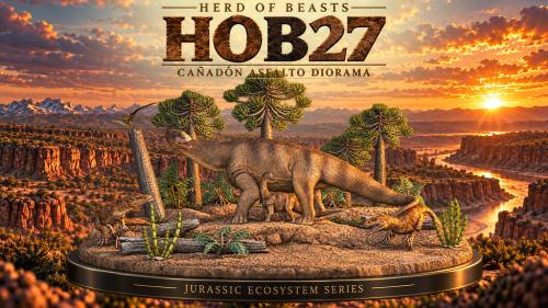 HERD OF BEASTS 27: CAÑADÓN ASFALTO DIORAMA