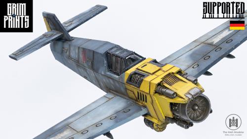 Grim BF-109 Fighter Plane STLs by Grim Prints