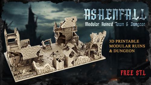 Ashenfall: Modular Ruined Town & Dungeon