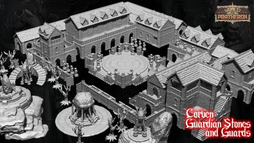 World of Pratheron : Corven Guardian Stones and Guards