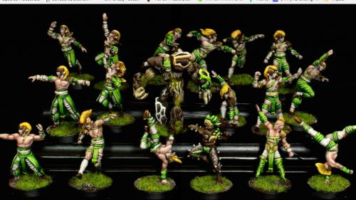 Resin 32mm MK1881 Elf Fantasy Football teams (Pro/Dark/Wood)