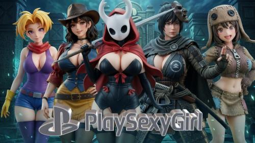 PlaySexyGirl 2: The VideoGames Pin-Up STL 3D Collection