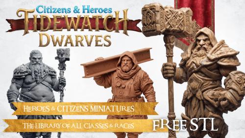 Tidewatch Citizens & Heroes 3 :: Dwarves