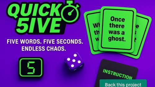 Quick 5ive: The Fast-Paced Storytelling Card Game