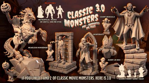 Classic Movie Monsters 3.0