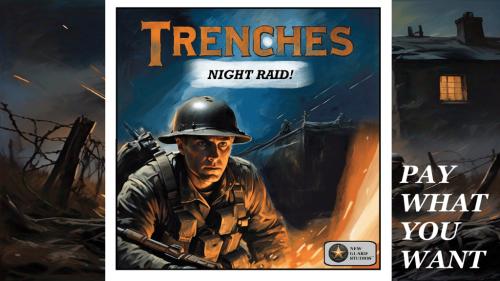 Trenches: Night Raid (roll & write game)