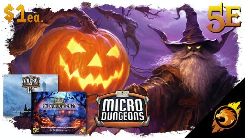 Micro Dungeons Halloween Edition 2023 for DnD - $1 USD