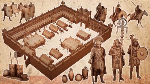 Realistic Roman Set #2 STL