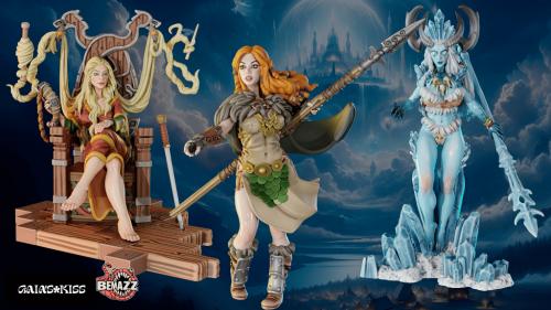 The Hot Norse Goddesses - STL files