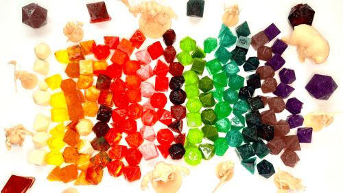 canD20: Delicious Fantasy Candy Dice, Candy Minis & Swords