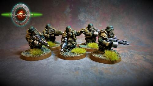 The Legion Of Steel 28mm Sci-Fi Space Dwarves + Auxiliaries