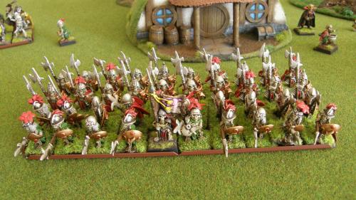Halfling Skeleton Army Halberds and War Machine Crew