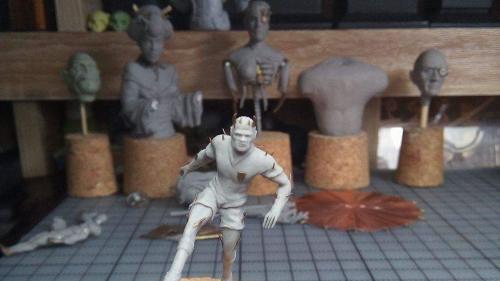 Star player soccer Devil miniature for Warball