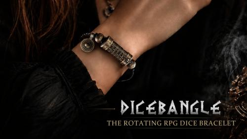 DICEBANGLE: The Brass RPG Dice Bracelet