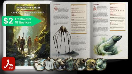 Freshwater Foes: New Monsters for 5E