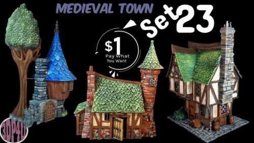 Pay What You Want, Medieval RPG Town Set 23