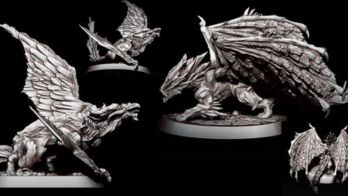 ICE DRAGONS - MINIS TABLETOP RPG