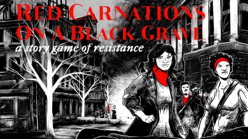 Red Carnations on a Black Grave