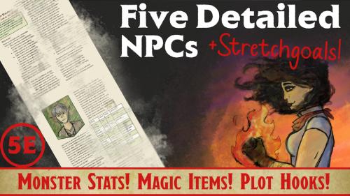 Five Detailed NPCs for Your World (5e)