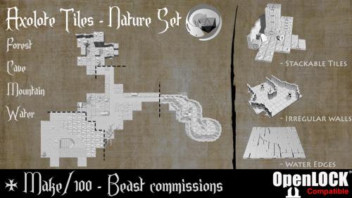 Axolote Tiles - Nature Set