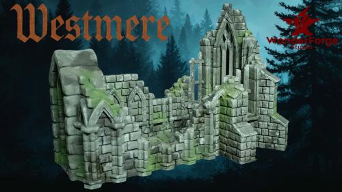 Westmere : 3D printable medieval buildings