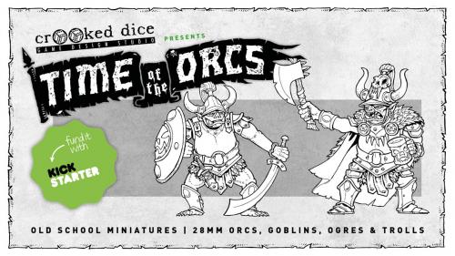 Time of the Orcs! 28mm retro high quality metal miniatures