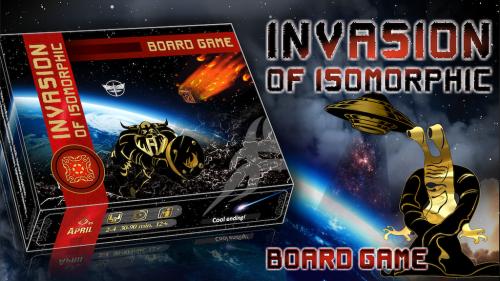 The ISOMORPHIC INVASION Board Game with an EXPLOSIVE CARD!