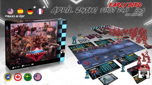 MegaMetroCity: miniatures Beat em Up Board Game.
