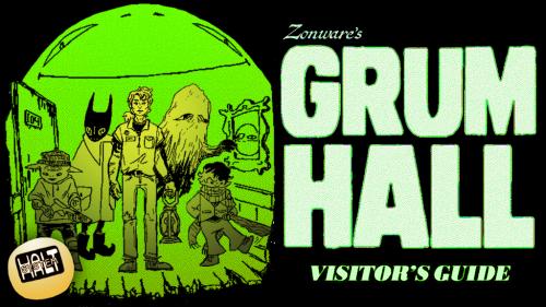 Grum Hall Visitor s Guide - Clunky Horror TTRPG Zine