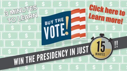 Buy the Vote! Election Board Game