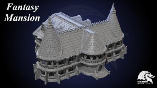 Mansion #1_Printable STL Files