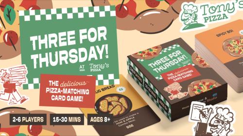 THREE FOR THURSDAY!: The delicious pizza-matching card game!