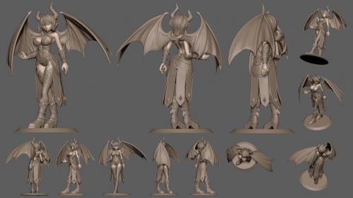 Anime themed DnD Miniature Series - Red Dragon