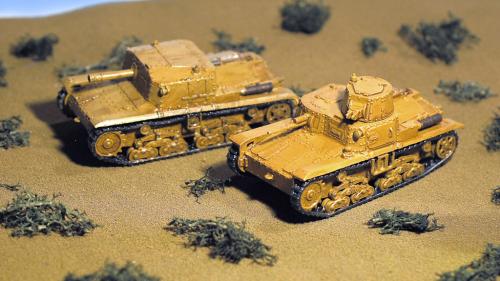 Italian Tanks in North Africa: WW2 tanks in 1:56
