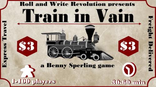 Train in Vain - Roll and Write Revolution