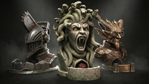 Faces of Fate: 3D Printable Dice Towers