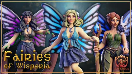 Fairies of Wisperia- 3d Printable Fantasy Miniatures