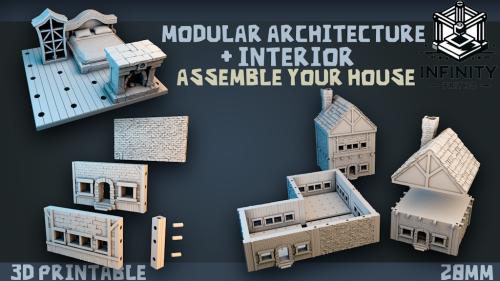 Modular architecture + interior |Assemble your house |28MM