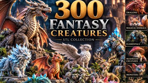 300 Fantasy Creatures – Magical Beasts, Monsters & Familiars